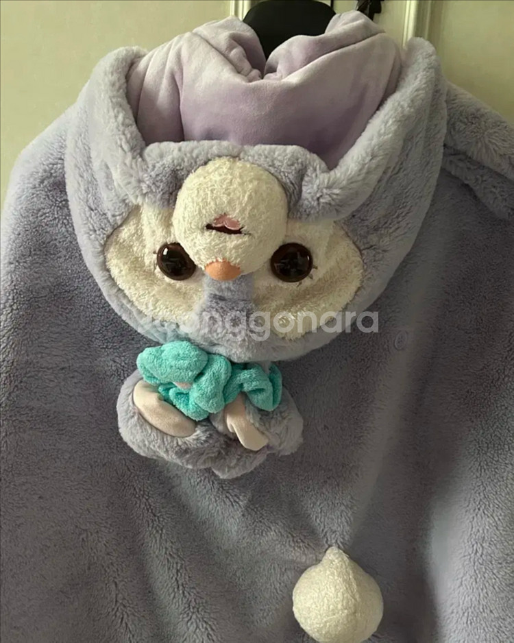 디즈니 상하이 디즈니 스켈라루 후드 담요 숄 망토 블랭--1