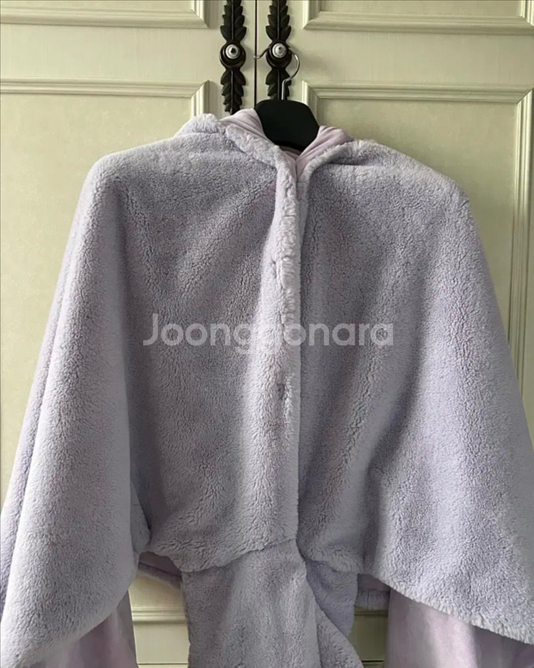 디즈니 상하이 디즈니 스켈라루 후드 담요 숄 망토 블랭--3