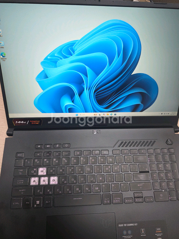 asus tuf gaming A17 판매합니다--4