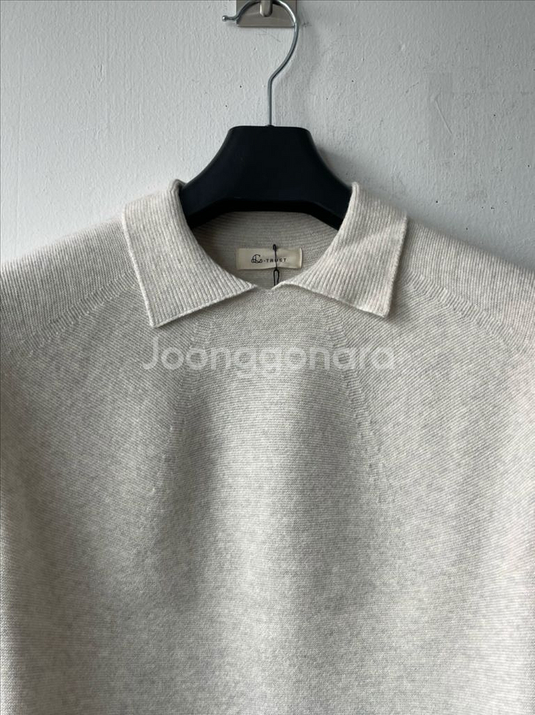 프리미엄 메리노울 홀가먼트 카라니트 오트밀 (S)--2