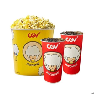 칼답 cgv팝콘 콤보 (팝콘 라지+탄산음료2) 생일쿠폰