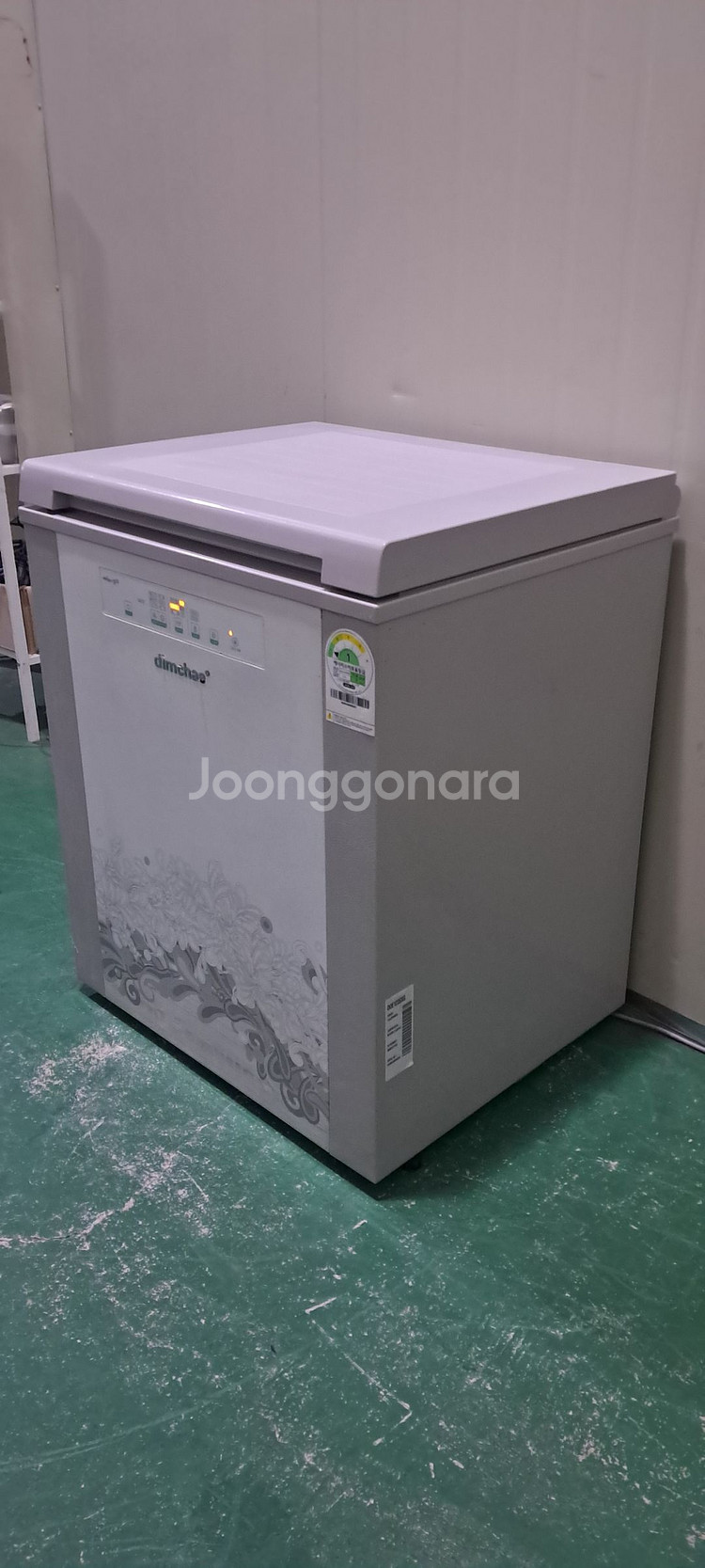 1575 딤채 120L 뚜껑형김치냉장고(화이트)--2