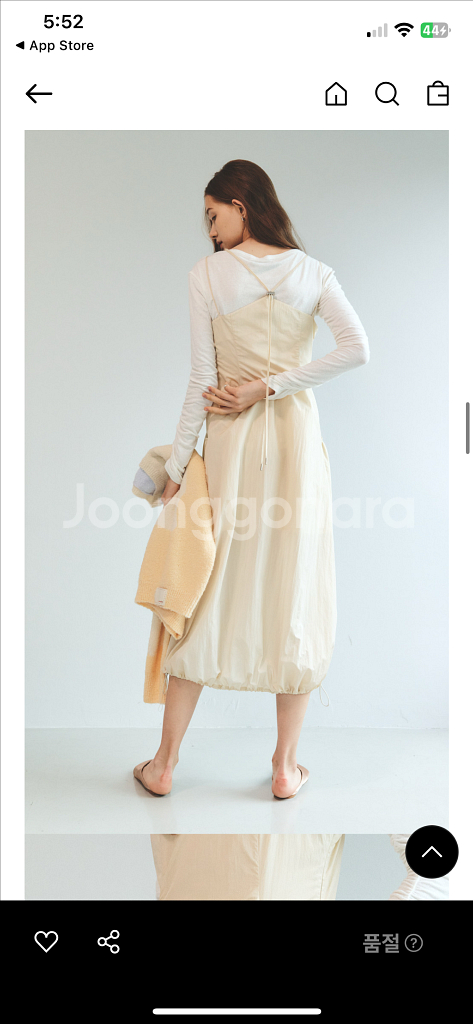 제이청>Hush String Dress_Butter Y--3