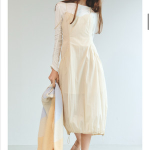 제이청>Hush String Dress_Butter Y