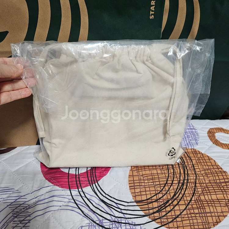 미개봉)스타벅스 경동1960 그린 미니 토트백--2