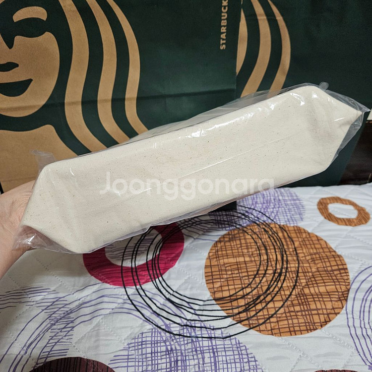 미개봉)스타벅스 경동1960 그린 미니 토트백--3