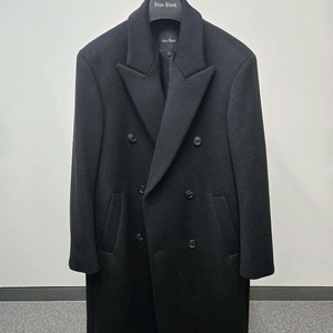 [넌블랭크 x 삭형] 캐시미어 더블 브레스티드 코트