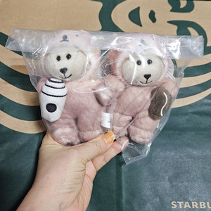 미개봉)스타벅스 러블리수달 키체인 세트 2P