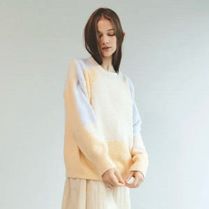 제이청>Tacit Color Mix Knit_Yello