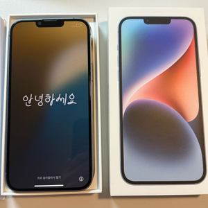 아이폰 14 플러스 128GB 미드나이트 색상 풀박스