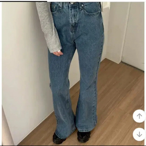 부츠컷 청바지 데님 나팔 바지 하이웨스트 진청 중청 S