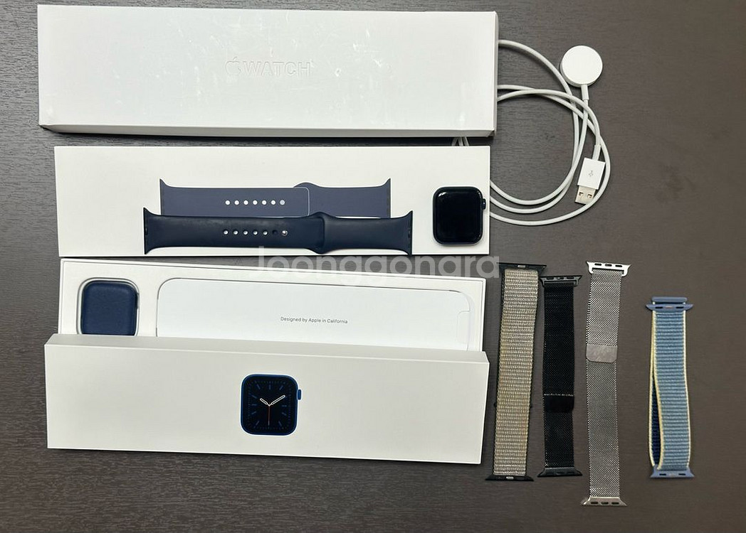 애플워치6 gps 40mm 블루--1
