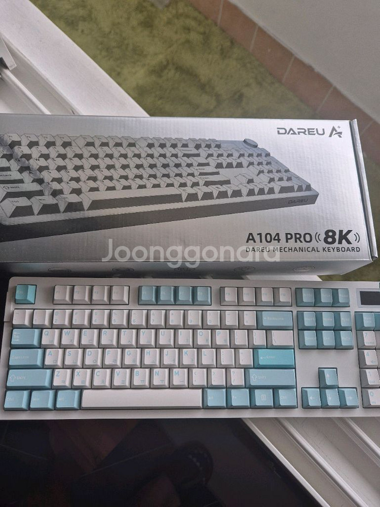 다얼유 A104 PRO 8K 스노우블루 스노우축--0