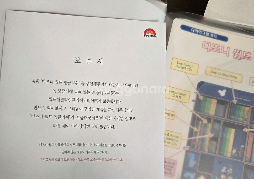 디즈니 월드패밀리잉글리쉬 풀세트-DVD mate 새제품--9