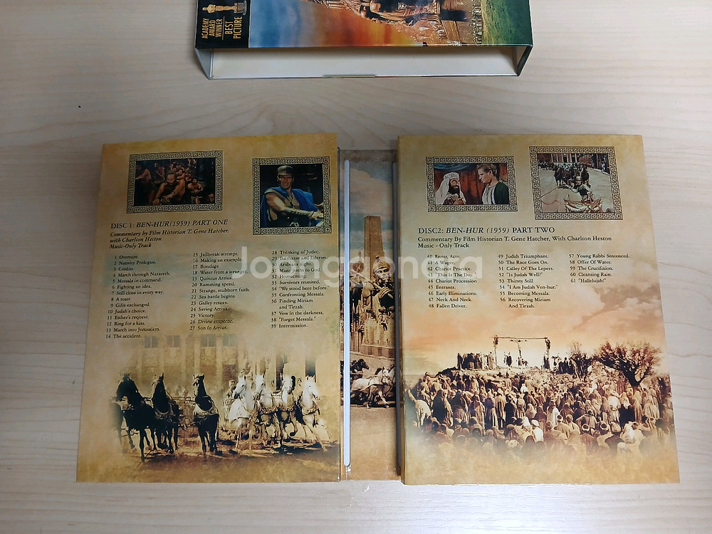 외국판 DVD 4디스크+포토북 특별판 벤허 Benhur--9
