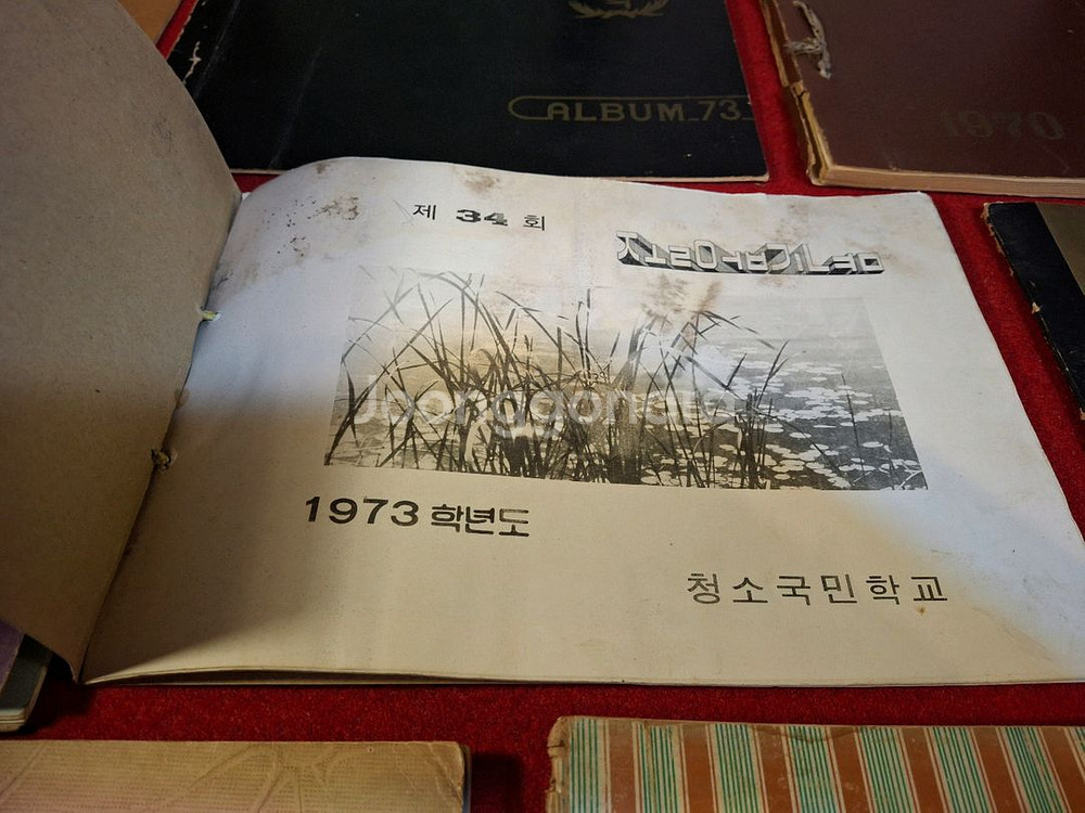 70년대 국민학교 졸업엘범 10권--8
