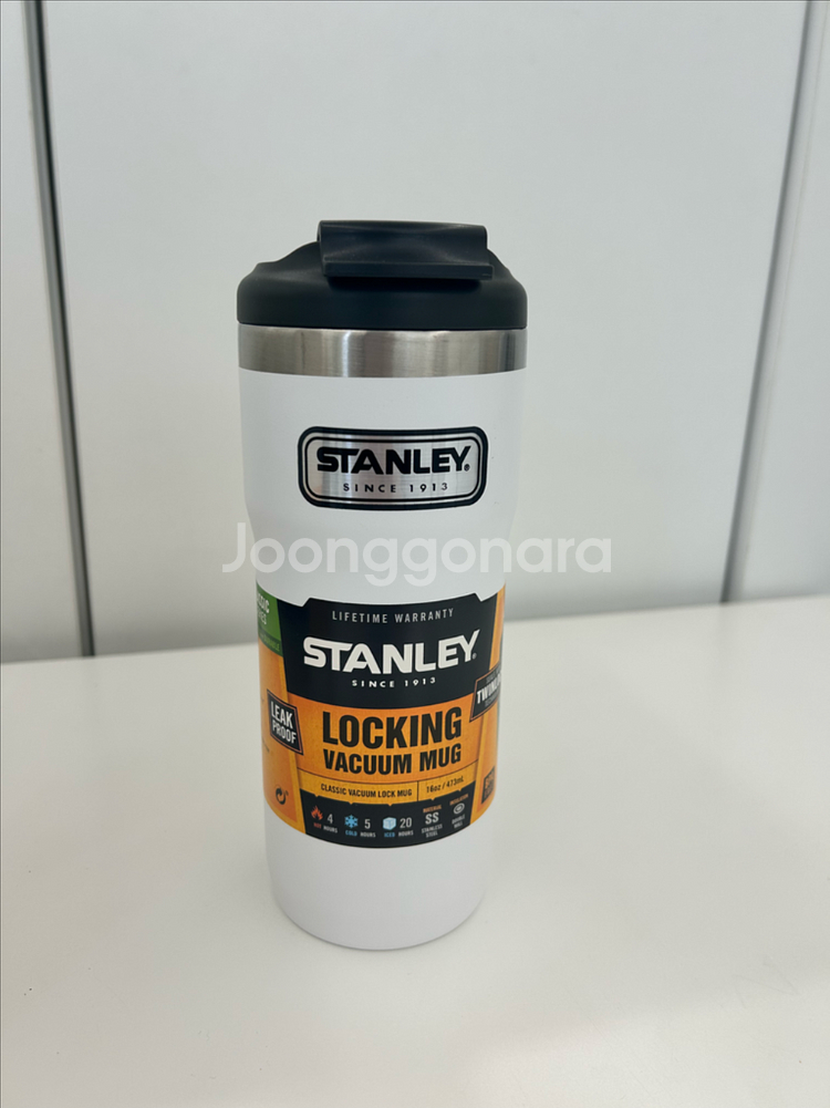 새상품 스탠리 클래식 원핸드 머그 473ml 화이트--4