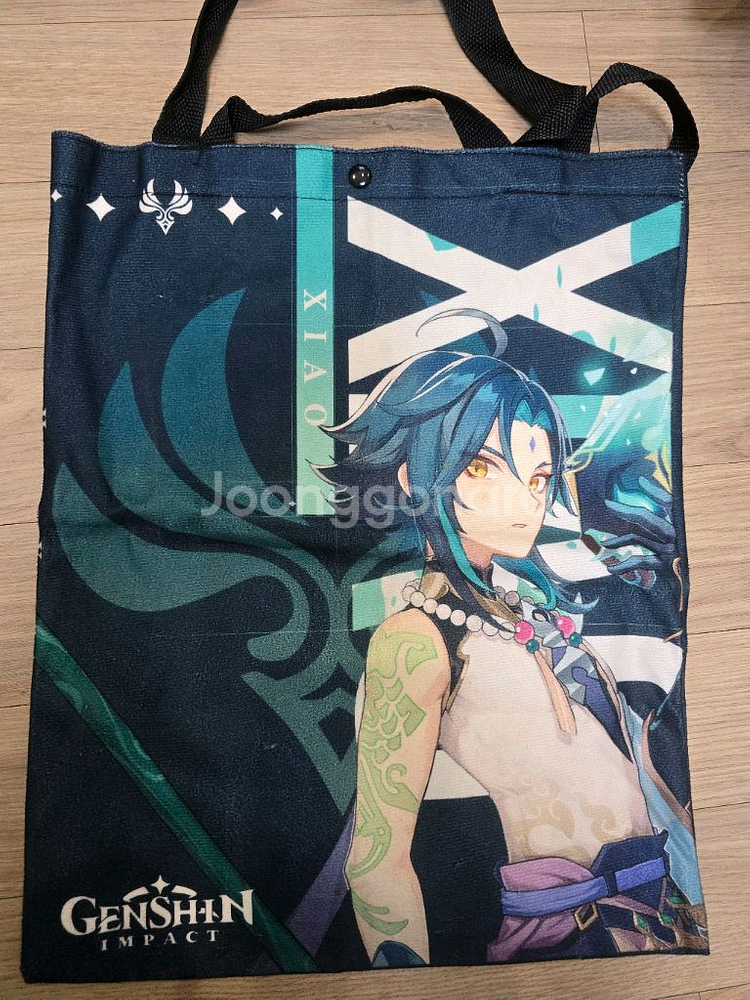 원신 소 에코백 + 원신 5성 무기 키링--0