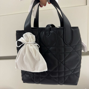 디올 뚜주흐 버티컬 스몰 블랙 토트백