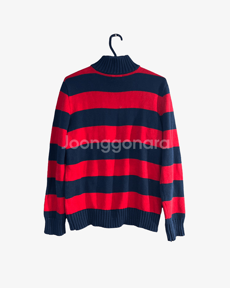 [XL] 폴로랄프로렌 네이비 레드 니트--1