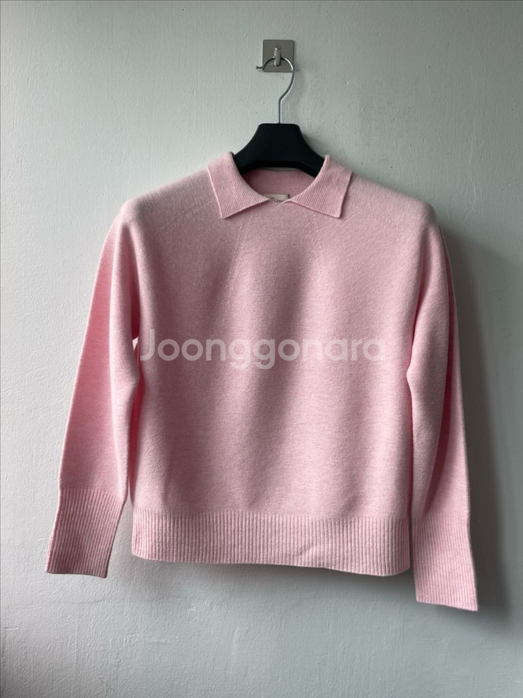 프리미엄 메리노울 홀가먼트 카라니트 라이트핑크(S)--0