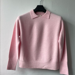 프리미엄 메리노울 홀가먼트 카라니트 라이트핑크(S)