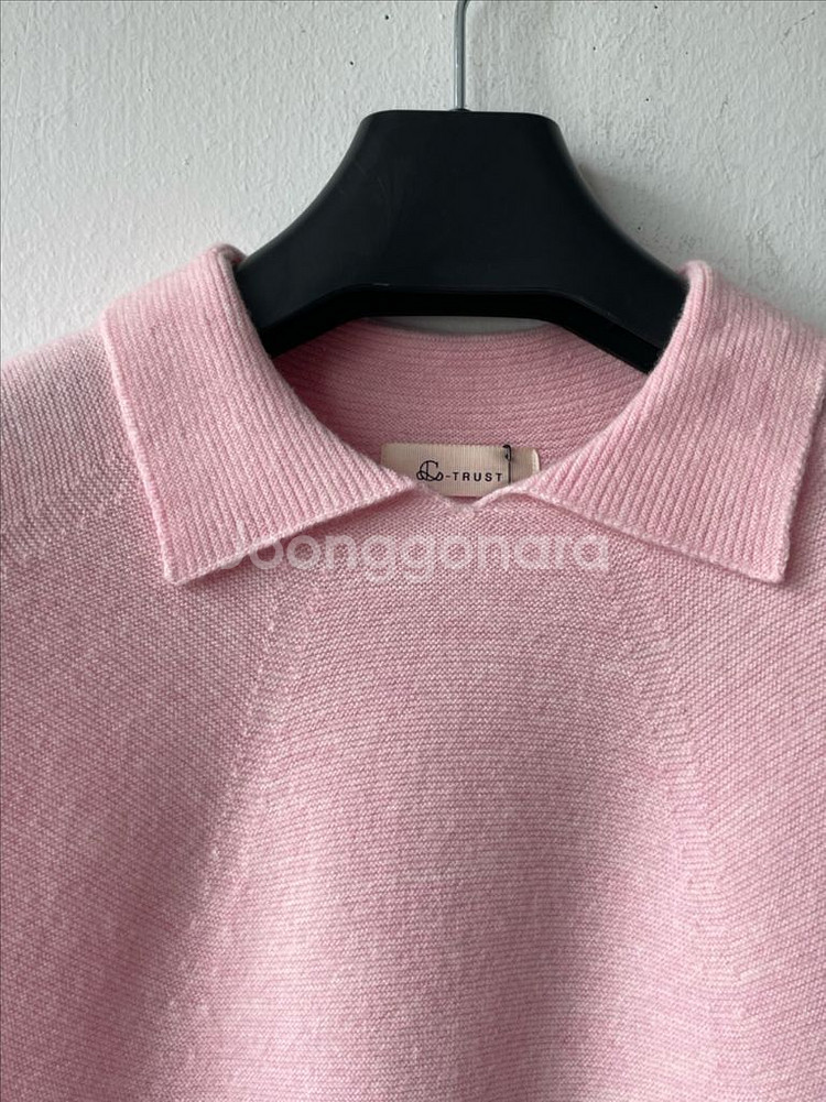 프리미엄 메리노울 홀가먼트 카라니트 라이트핑크(S)--2