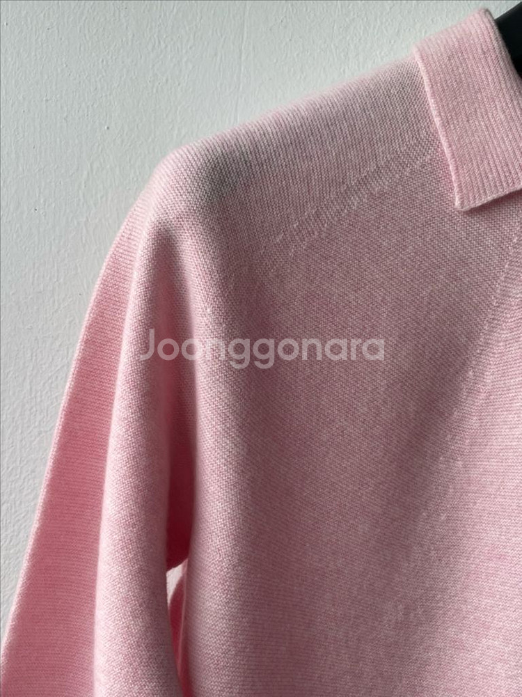 프리미엄 메리노울 홀가먼트 카라니트 라이트핑크(S)--3