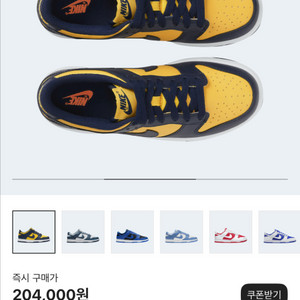 나이키 덩크로우 레트로 바시티메이즈 280