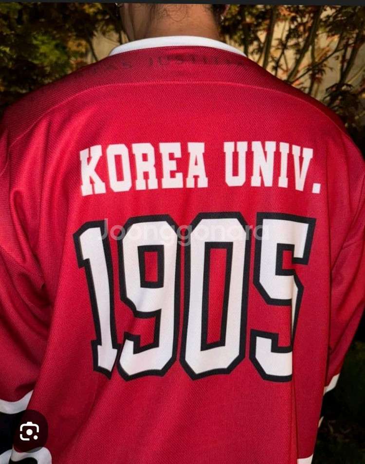 (빈지노착용) 고려대 응원티 아이스 하키복 S(XL)--0