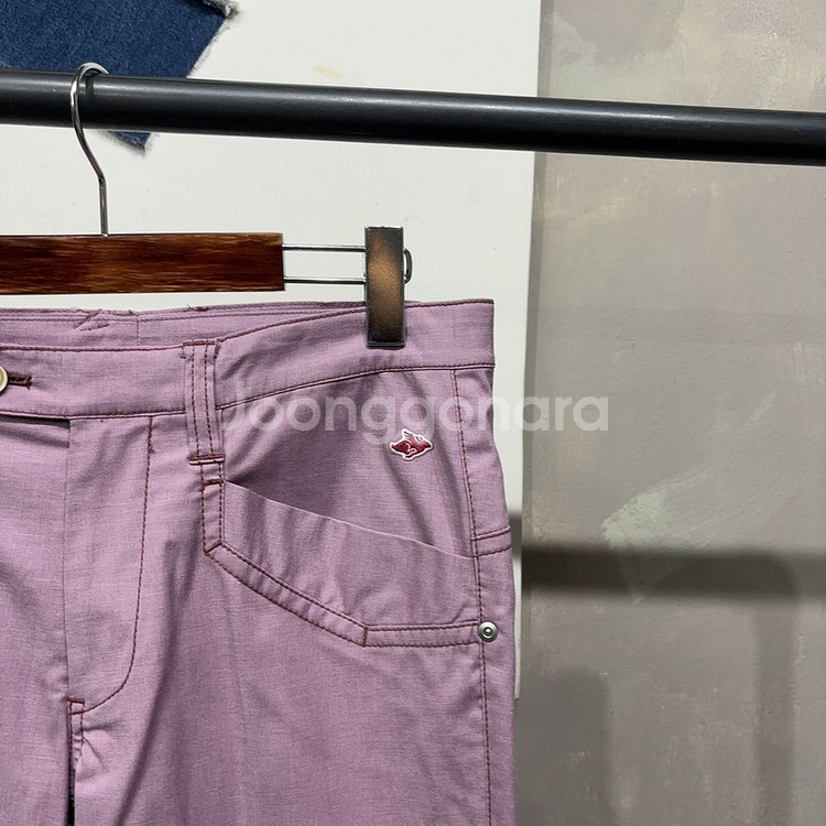 (31인치) 파리게이츠 골프 스포츠 자수 면바지코튼팬츠--2