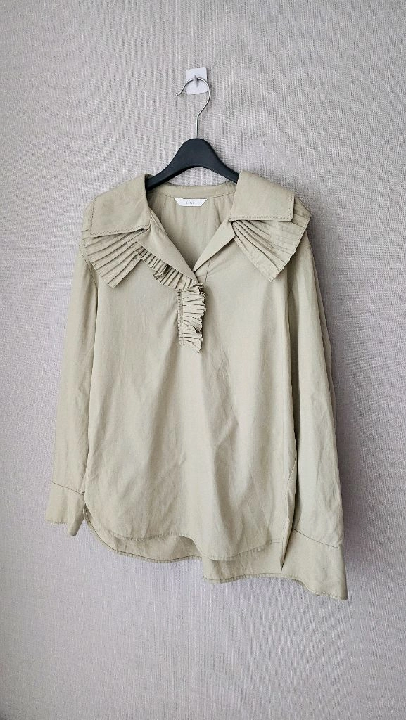 (정품) 라인 셔츠 블라웃 이미지