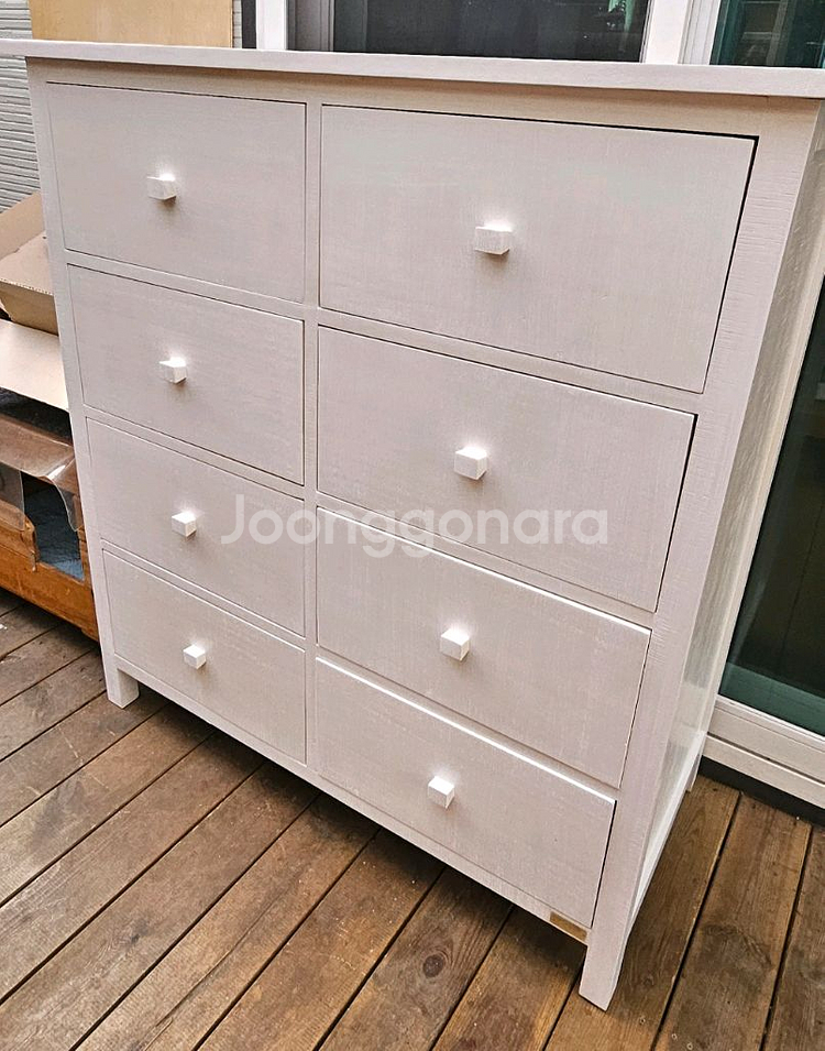 바네스데코 원목8D 서랍장--0