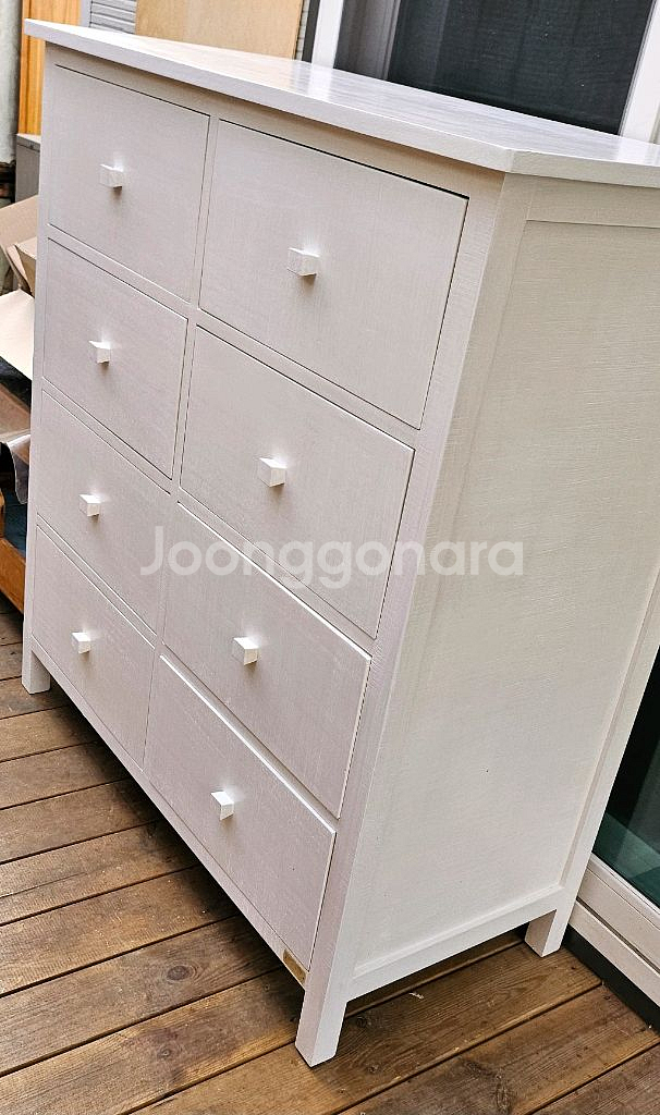 바네스데코 원목8D 서랍장--2