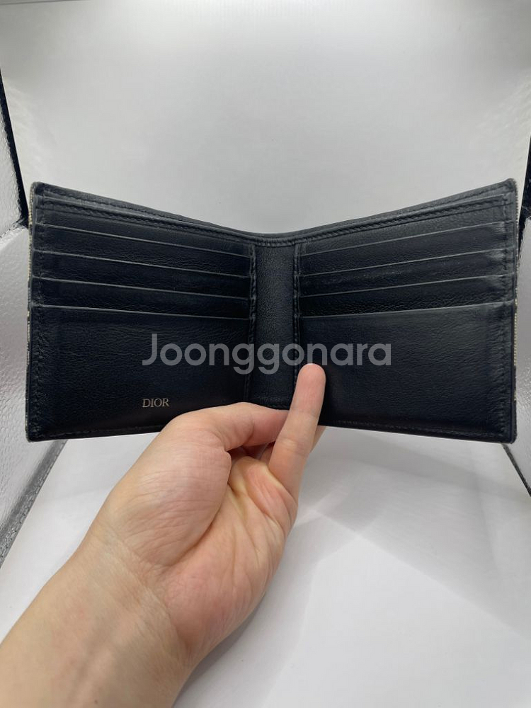 [영수증] 디올 오블리크 반지갑 베이지--7