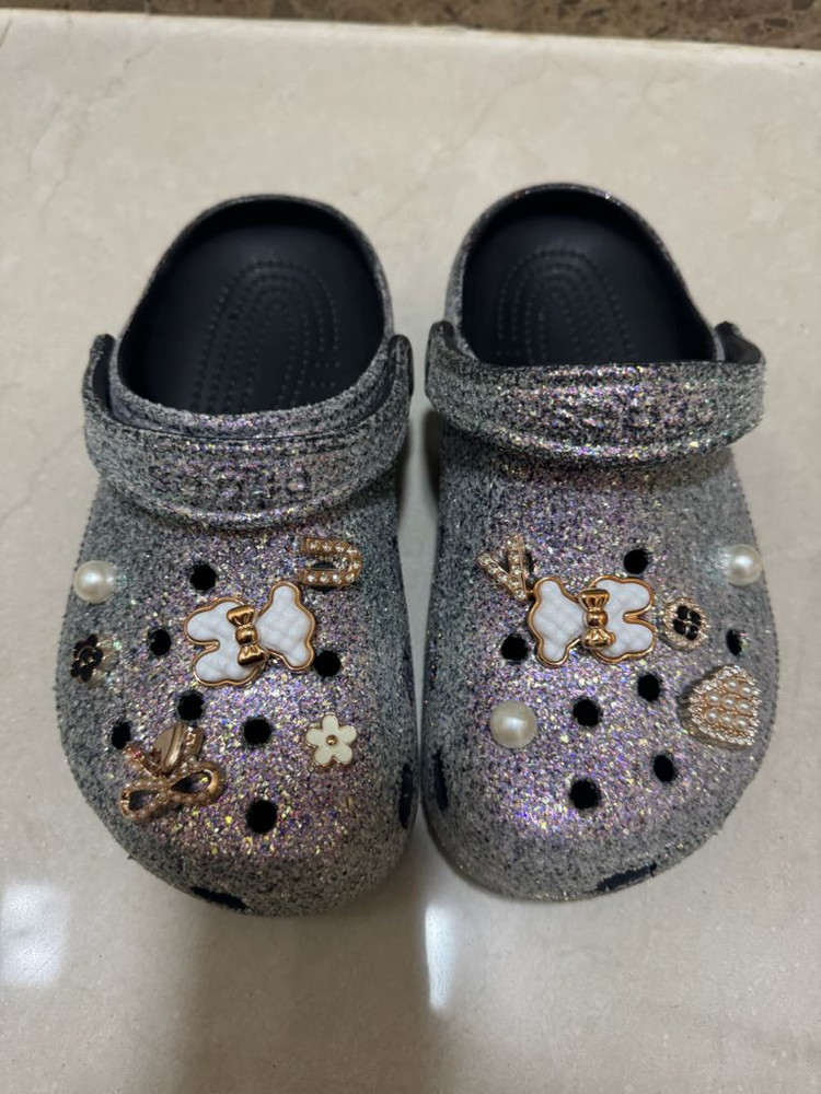 크록스 글리터 지비츠 장식--1