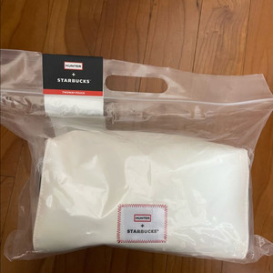 미개봉 스타벅스 헌터 파우치 흰색