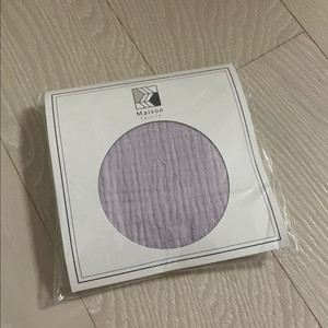 메종 텍스타일 연보라 손수건 새상품
