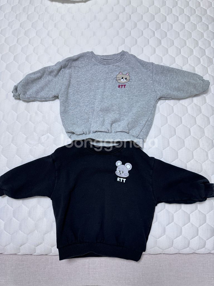 로토토베베 맨투맨 2벌 일괄 (사이즈100)--0