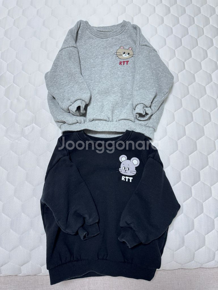 로토토베베 맨투맨 2벌 일괄 (사이즈100)--1