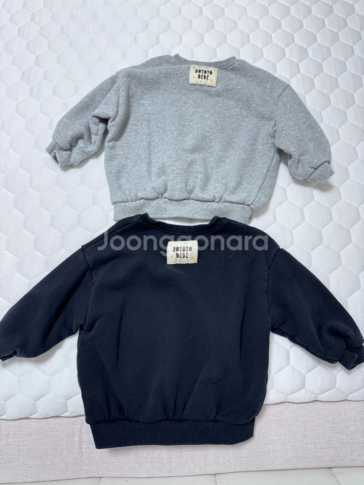 로토토베베 맨투맨 2벌 일괄 (사이즈100)--2