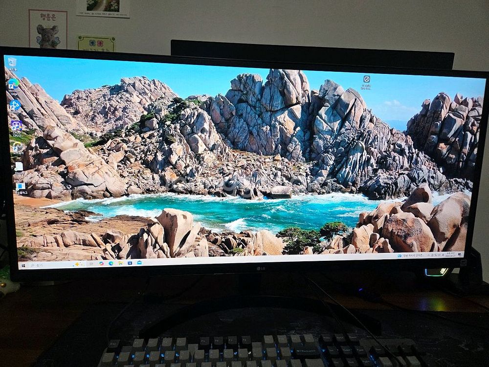 LG 34인치 울트라와이드 21:9 모니터--0