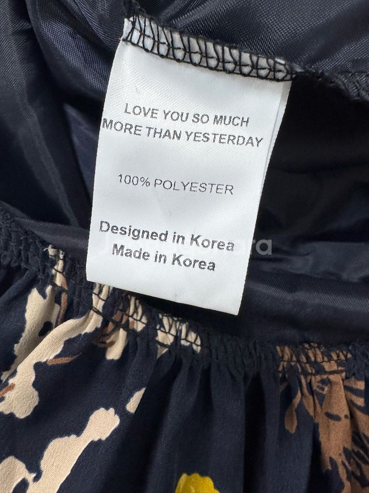 여성 러브유쏘머치 패턴 풀오버 블라우스--3