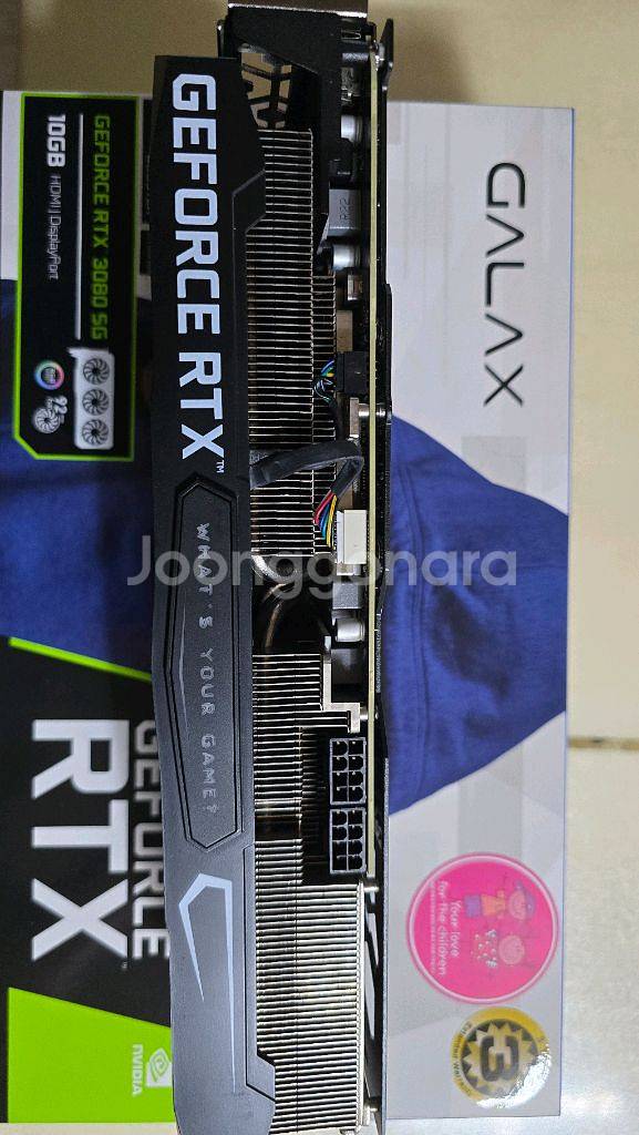 갤럭시 RTX 3080 SG 10GB 그래픽카드--3