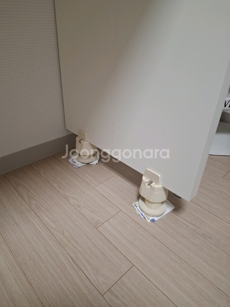 사사 스마트 멀티 책상 1200 크림화이트 ㄱ자책상--2