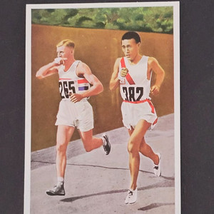 (희귀사진)1936년 베를린올림픽 마라톤 우승자 손기정