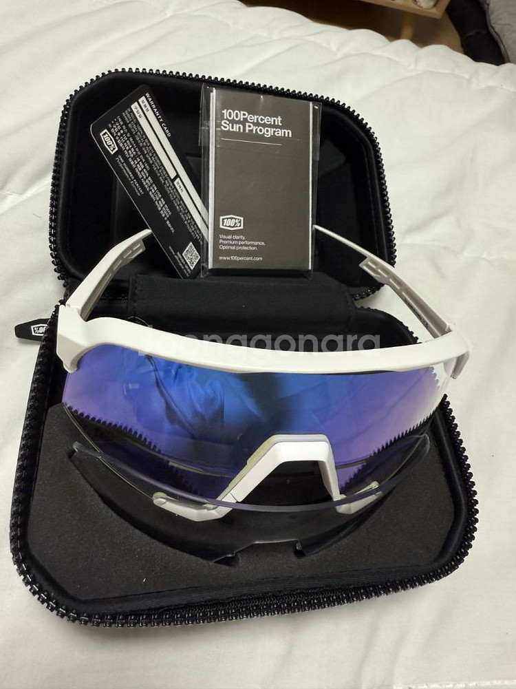 100프로 S3고글 (미러변색+실버미러+클리어)--1