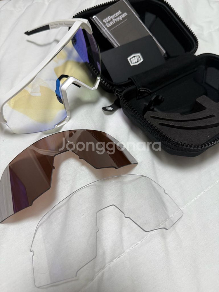 100프로 S3고글 (미러변색+실버미러+클리어)--0