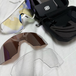 100프로 S3고글 (미러변색+실버미러+클리어)
