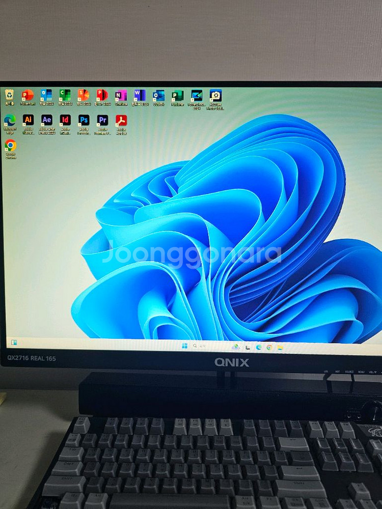 조립컴 모니터 주변기기 포함--1